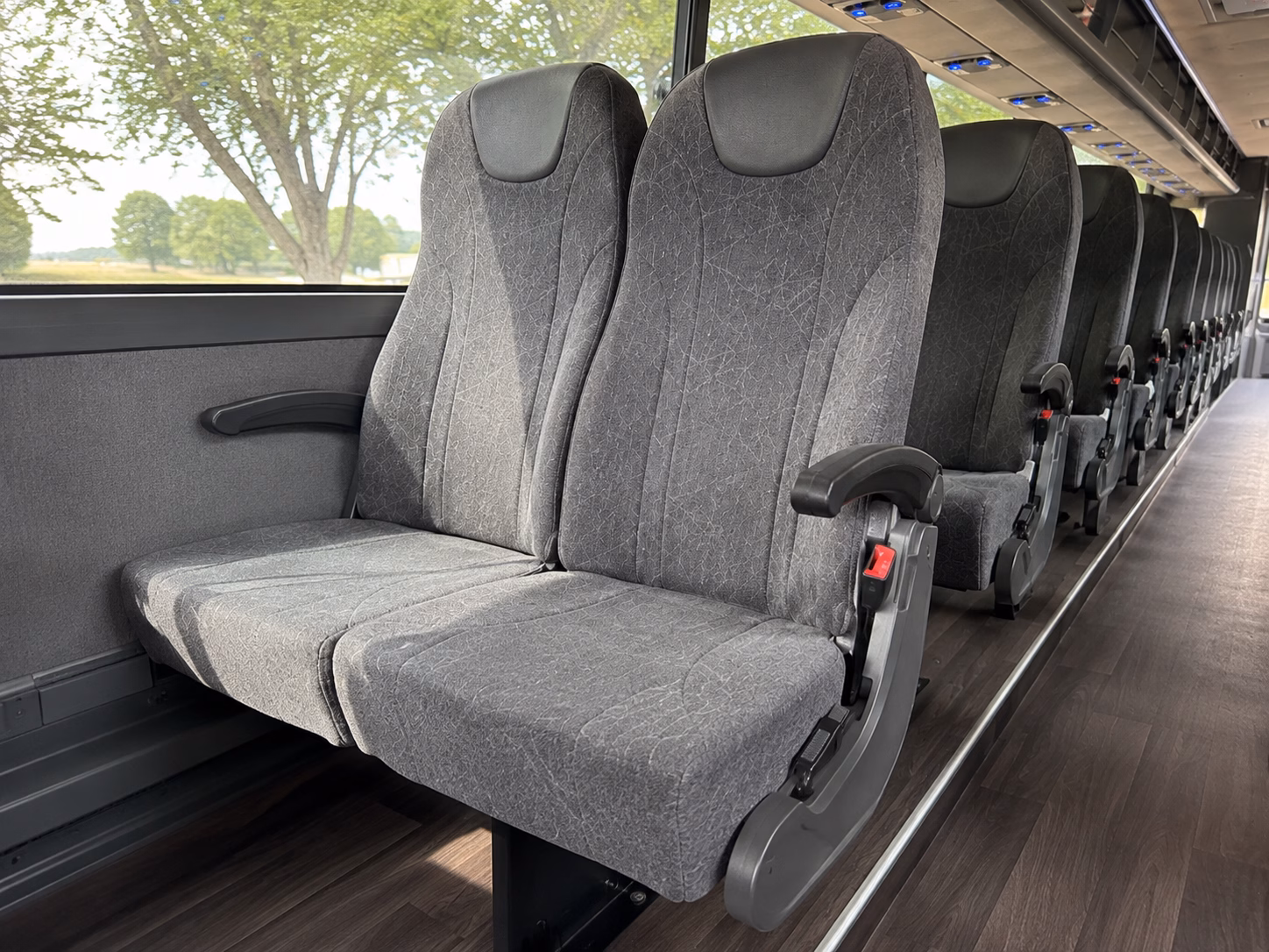 yonkers charter bus interior