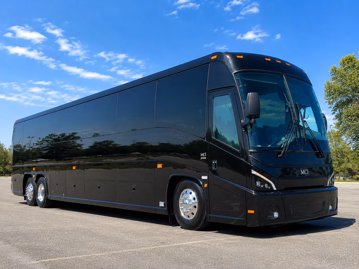 yonkers charter bus services exterior