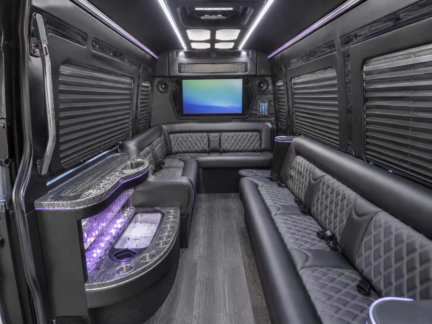 yonkers party bus interior