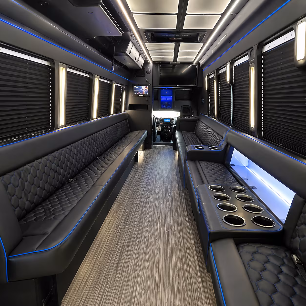 yonkers party bus rentals inside